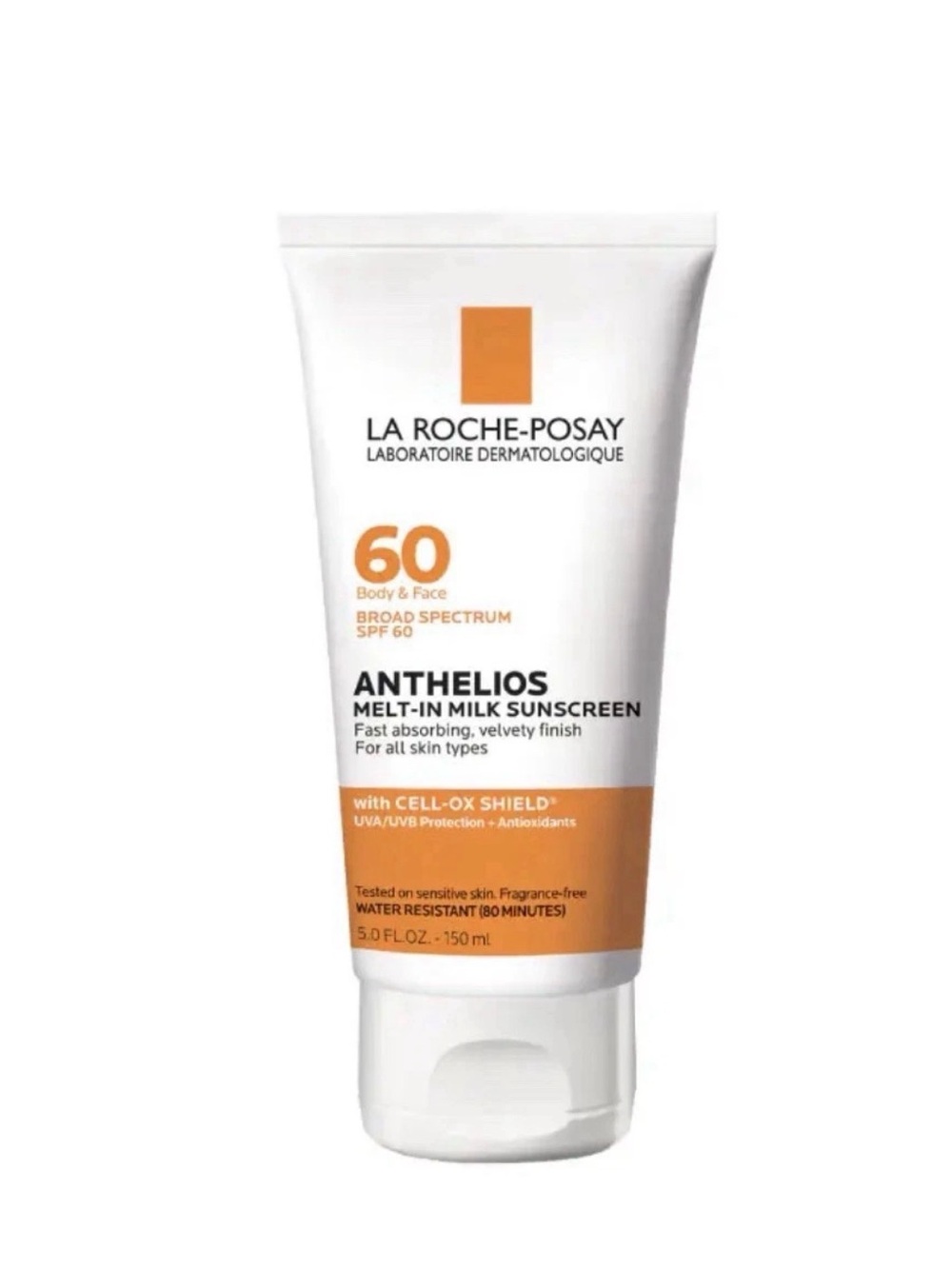 La Roche-Posay Face&Body Melt-In-Milk Anthelios SPF 60 Water Sunscreen 5 oz